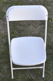 White Metal Chair