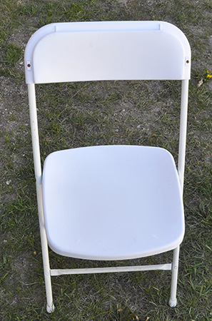 White Metal Chair